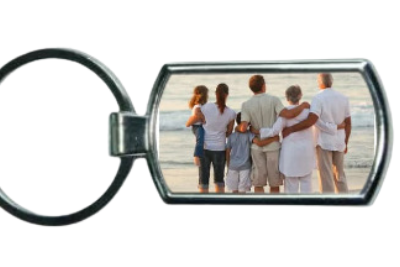 Keyring personalised photo gift